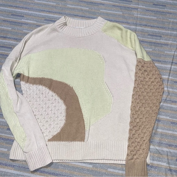 COS Sweaters - COS Pastel Mixed Knits Wool Cotton Womens Pullover‎ Sweater XS